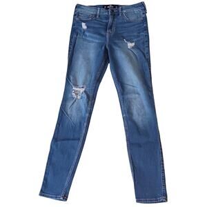 Hollister Womens High-Rise Super Skinny Classic Stretch Jeans Size 5R 27Wx28.5L